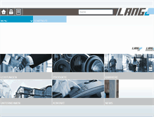 Tablet Screenshot of lang-ag.com